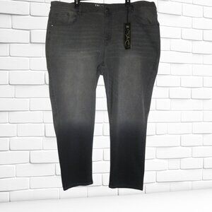 DG2 Diane Gilman 24WT Plus Size Gray Jeans - NWT